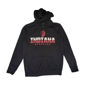 Colosseum Indiana Hoosiers Black Hoodie Sweatshirt Men's Size Small